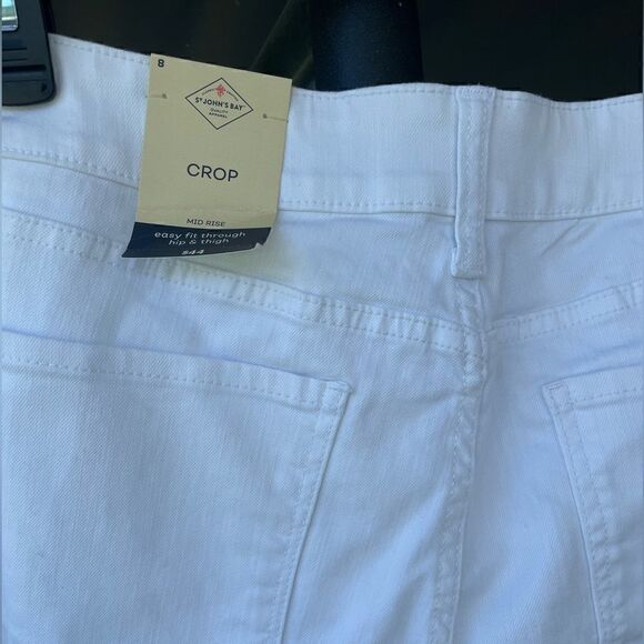 Size 8 St. John’s  Bay Cropped Pants for Women - Picture 7 of 10